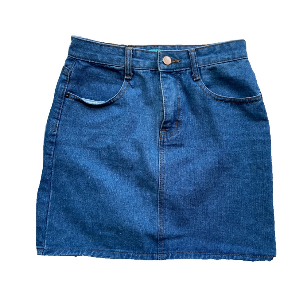 Blue Denim MiniSkirt